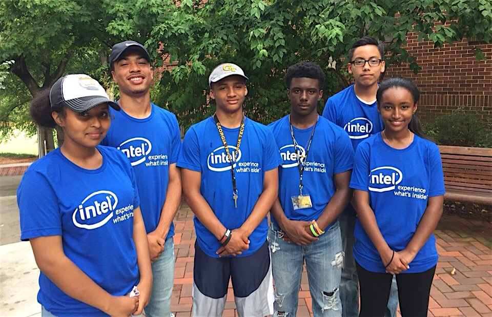McClymonds and Oakland Technical High School students at Intel's Georgia Tech Summer Engineering Institute